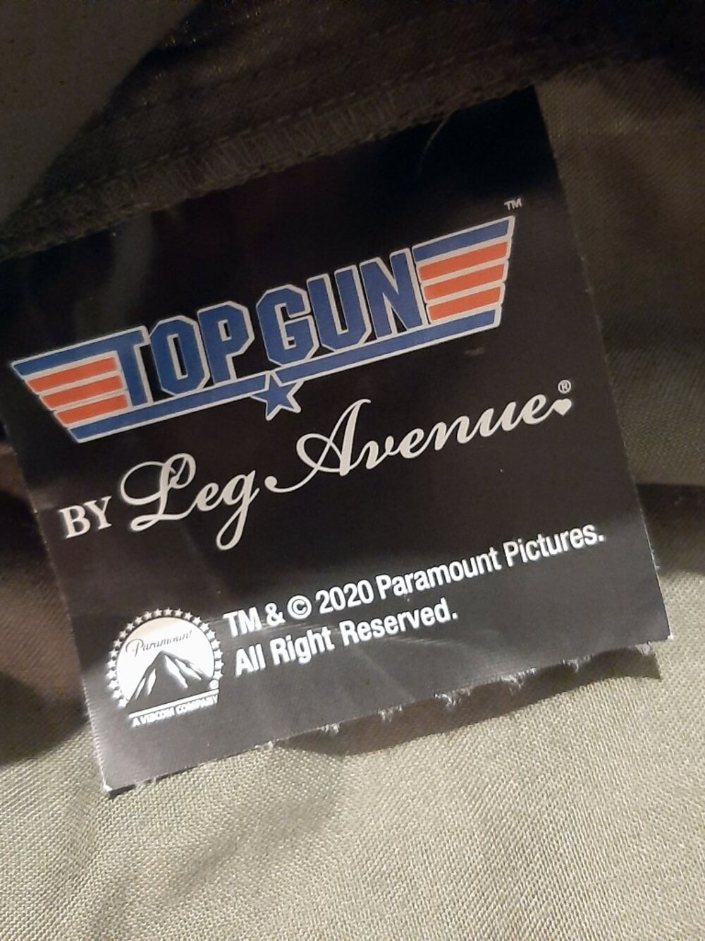 Top Gun Maverick Flight Suit men's XL adult extra large costume Leg Avenue 2020 - Picture 3 of 6